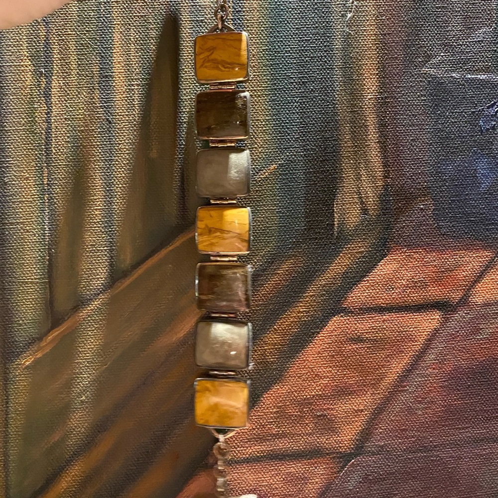 Silpada Square Stone Toggle Bracelet - image 1